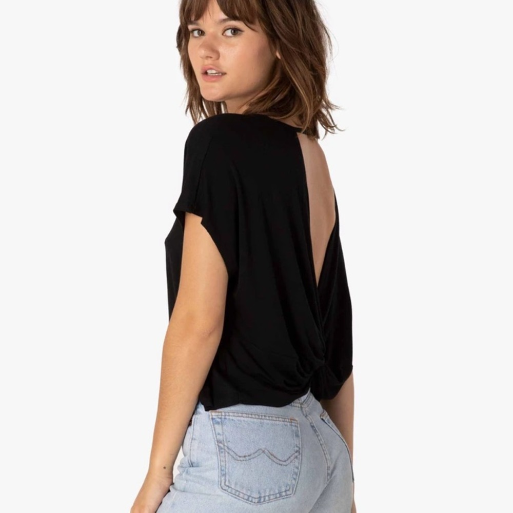 Beyond yoga twist goodbye tee